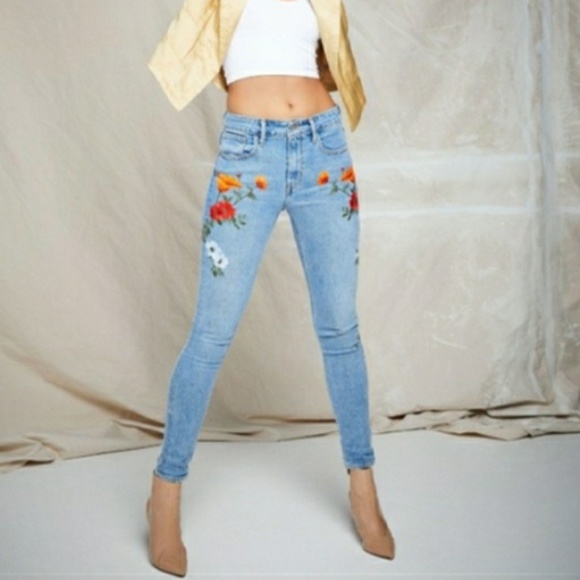 Levi's Denim - Levi's 721 Desert in Bloom High Rise Skinny Jeans